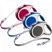 Рулетка 12кг 5м Flexi Vario Cord S трос blue ГЕРМАНИЯ