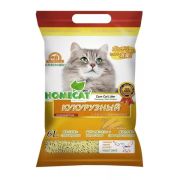 Наполнитель HOMECAT д/кошек КОМКУЮЩИЙСЯ Кукурузный Эколайн 6л/2,8кг 1/24
