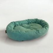 Лежанка для животных 61*48 см  овальная LOFT, цвет бирюзовый