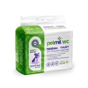 Пеленки 60*40 см 30шт впитывающие Petmil WC ГЕЛЬ  1125 1/36