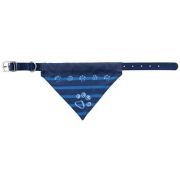 Ошейник  с галстучком Nylon, M–L: 43–55 cм/25 мм, индиго