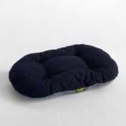 Матрасик Снегурочка Овчина/Замша, цвет синий 78х50 см