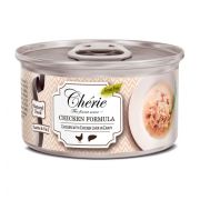Корм влажный PETTRIC д/кош Cherie-Рубленная курица с куриной печенью в подливе/Shredded Chicken with Chicken Liver Entrees in Gravy, 80 г1323