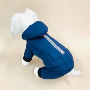 Комбинезон 10 «Вояж» мех, синий, S