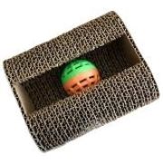 Когтеточка 14*12*6см Игрушка картон с шариком №1   529*