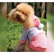 Куртка 16 ХL с рукавом розовая с помпоном на капюшоне