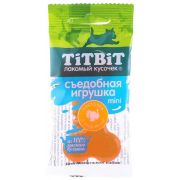 TITBIT Съедобная игрушка косточка с индейкой Mini для собак мал пород 014417  1/20
