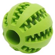 Игрушка д/собак МЯЧ-ЗУБОЧИСТКА-КОРМУШКА S 4,4см Rich Breed ИС-50 ЗЕЛЕНЫЙ