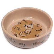Миска керам. 0,35л керамическая «Кошечка» Triol