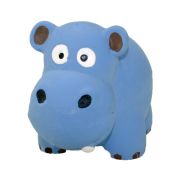 Игрушка д/собак Бегемот 8см  латекс, HOMEPET с пищалкой