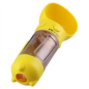 Поилка походная 200 мл  с отсеком для пакетиков Drink & Clean PetStandArt, 200мл., 26х9,5см, Желтый