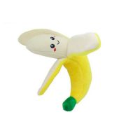 Игрушка д/собак Банан с пищалкой, текстиль, 19см, 1/160