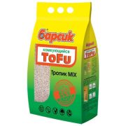Наполнитель БАРСИК д/кошек КОМКУЮЩИЙСЯ TOFU ТРОПИК MIX 4,54л /2,3кг 1/3