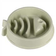Миска для медленного поедания корма круглая Heart PetStandArt, 21*4.5cм, 400мл,  Пластик, Зеленый
