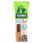 TITBIT лакомство DENTAL 3в1 с облепихой для собак мелких и средних пород 110 г 025857  1/12
