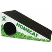 Когтеточка 30*14*17см HOMECAT треугольник малый с кошачьей мятой гофрокартон