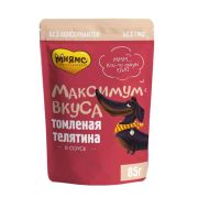 Мнямс 85 г. пауч томленая телятина в соусе для собак «Максимум вкуса»