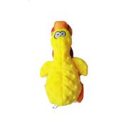 Игрушка д/собак Утенок желтый с пищалкой, текстиль, 27х14х5см, 1/150