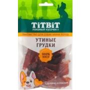 TITBIT Утиные грудки лакомство для собак мини пород 70 г 024553  1/20