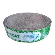 Когтеточка 36*8см HOMECAT Мятная чашадля кошек с бортами круглая гофрокартон