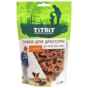 TITBIT Снеки для дрессуры лакомства для собак всех пород с индейкой 100 г 025697