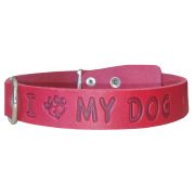 Ошейник 25 тисненый  «MY DOG»