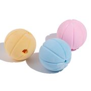 Игрушка д/собак Мяч d=8см квакающий WOGY микс арт.2024-0912