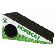 Когтеточка 30*14*17см HOMECAT треугольник малый с кошачьей мятой  гофрокартон 6074