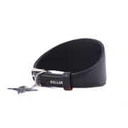 Ошейник КОЛЛАР 23631 дл 23-27см шир 15мм «CoLLaR SOFT» для борзых, без украшений черный