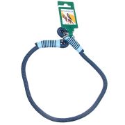 Ошейник-удавка Аркон Dog&Vogue Rope синий 10 мм