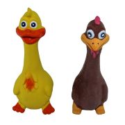 Игрушка д/собак Утка 19 см пищащая 5220