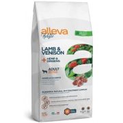 Alleva Holistic Adult Lamb & Venison Medium/Maxi 2 кг корм д/собак с ягненком и олениной, коноплей и женьшенем-2356
