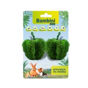 Игрушка д/грызунов Перчики из люфы Bambini Pets Количество 2 шт