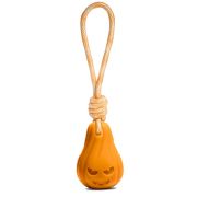 Игрушка д/собак Тыква с верёвкой из термопласт. резины  105/295мм, Triol