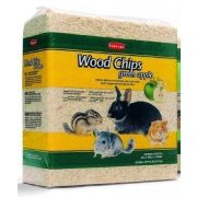 Опилки Padovan WOOD CHIPS д/грызунов 1кг/14л с запахом яблока 1/8