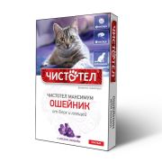 Чистотел  Максимум Ошейник от блох и клещей для кошек (красный) НА 4 МЕСЯЦА 1/102