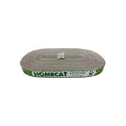 HOMECAT Мятная 46х26х3 см когтеточка для кошек овальная гофрокартон 0890