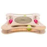 Игрушка д/кошек Трек с картонной когтеточкой, 35 х 4 х 35 см ТРИКСИ