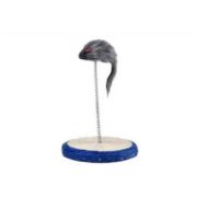 Игрушка д/кошек Дразнилка Мышка на пружинке h=26см d=15см микс арт.10922-0222