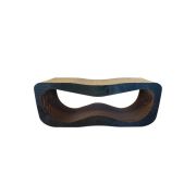 Когтеточка 60*24*20см HOMECAT Clawsworld L гофрокартон с деревянным ободком цвет эбен 875
