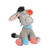 Игрушка д/собак Ослик MOLLY  22 см, с пищалкой