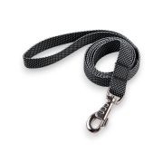Поводок Аркон Dog&Vogue NEO черный 2 см / 150 см