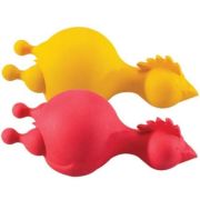 Игрушка д/собак Курица с пищалкой, каучук Ruffians Chicken (10013160/080620/0285731/10,JW43202,