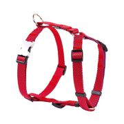 Шлейка Аркон Dog&Vogue NEO красная 1,5 см