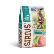 SIRIUS д/собак 2кг Индейка с овощами Крупные породы 5519   1/8