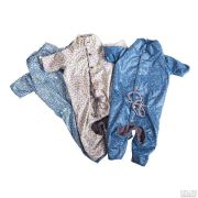 Комбинезон демисезонный на флисе для собак, р.35 унисекс (серый)