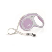 Рулетка 12кг 3м Flexi New Comfort tape XS rose  ГЕРМАНИЯ лента