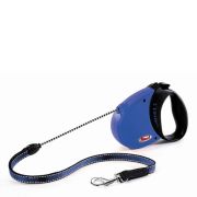 Рулетка 8кг 3м Flexi New Classic cord XS  blue ГЕРМАНИЯ трос