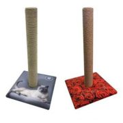 Когтеточка 30*30*54см Столбик ДИЗАЙН джут Ø7 Rich Breed КД-100