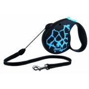 Рулетка 12кг 5м Flexi Safari тросс S blue Giraffe ГЕРМАНИЯ